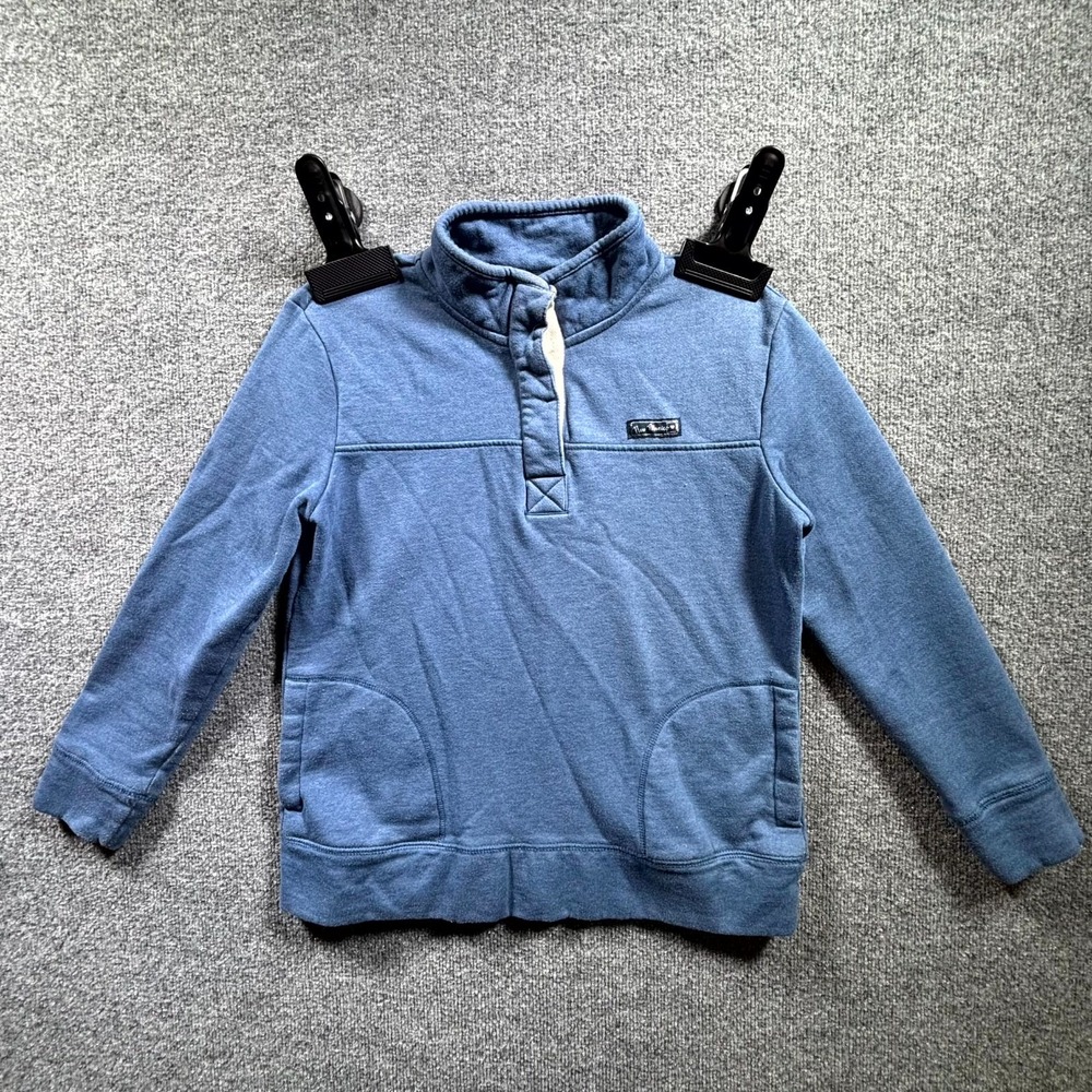 State Of Mine New Mexico Sweatshirt Women Small Blue Fleece Lined Organic Cotton